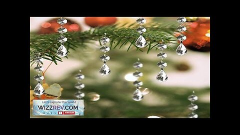 Christmas Ornaments Crystal Tree Decorations 30Pcs Acrylic Clear Hanging Crystals Review