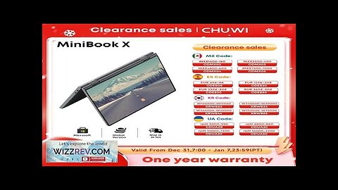 CHUWI MiniBook X 2-in-1 Tablet Laptop 10.51 Inch Touchscreen 12GB LPDDR5 512G Review