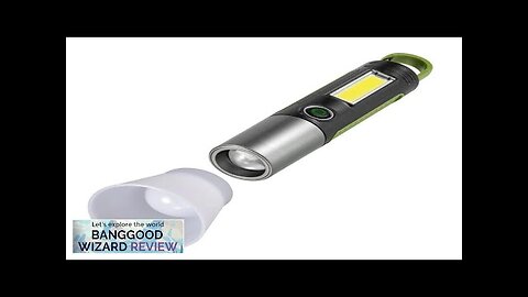 Multifunctional Outdoor Flashlight 1200mAh with Strong Focus Adjustable Brightness Review