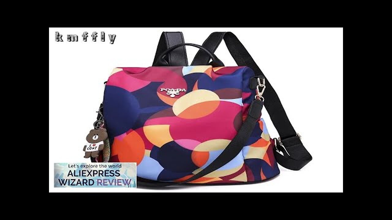 Factory Sale Multifunctional Anti-theft Backpacks Oxford Shoulder Bags for Teenagers Girls Review