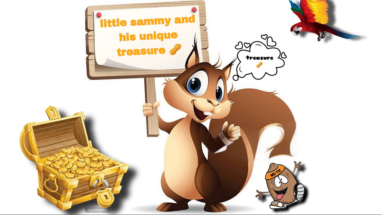 Sammy and his hidden treasure🥜💰