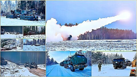 US Soldiers Conduct INTENSE Live Fire Exercise in Estonia.