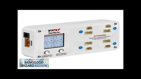 VIFLY ToothStor 4 Port 2S Balance Charger with Storage Mode for RC Review