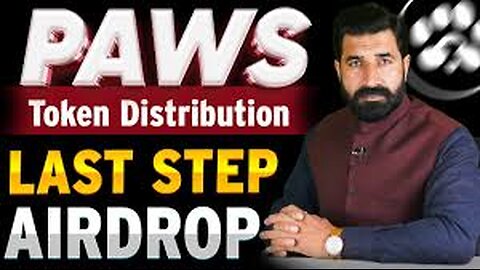 Paws Token Distribution Last Step for Airdrop Paws Airdrop Update Crypto News Albarizon