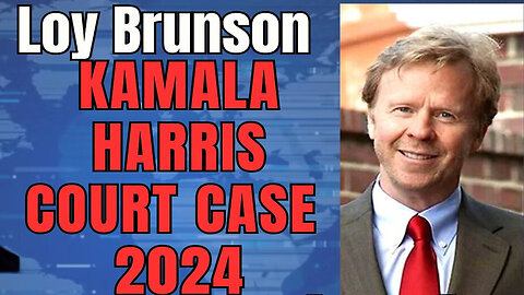 Loy Brunson Unveils Lawsuit Against Kamala Harris – Shocking Legal Battle Revealed