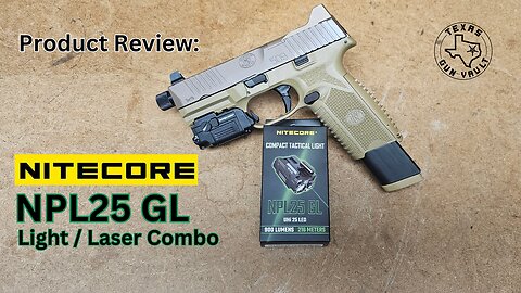 Product Review: Nitecore NPL25 GL (Tactical Light / Green Laser Combo)