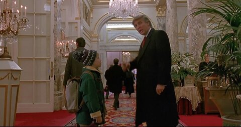 TRUMP❤️🇺🇸🥇🪽🕺GUEST APPEARANCE🤍🇺🇸🏅🪽🎬IN HOME ALONE 2 MOVIE💙🇺🇸🏅🪽🌇🎞️📽️⭐️