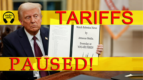 Trump Pauses Tariffs! Day After April Fools