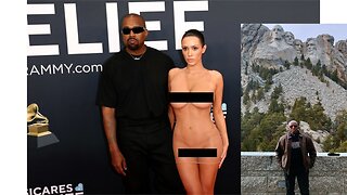 Kanye West Kicked Out Of Grammys And His Wife Shows Up Naked Looking Like A Hooker