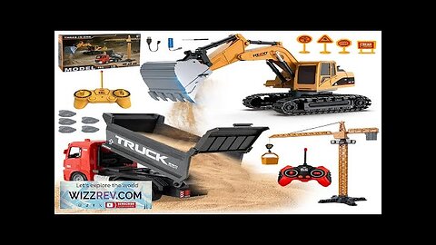 HJ Models 689-846A 1/22 27MHZ/49MHZ 6CH 3-IN-1 RC Car Excavator Dump Truck Review