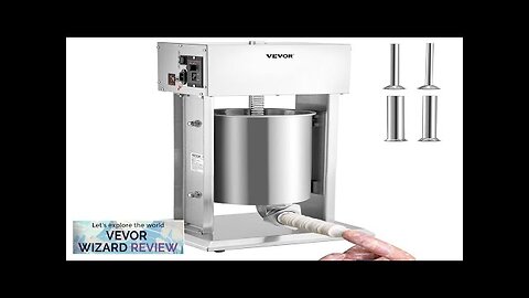 VEVOR Electric Sausage Stuffer 10L Variable Speed Sausage Maker Stainless Steel Review