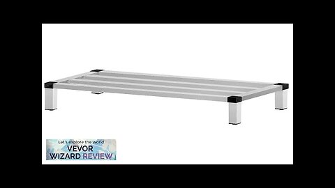 VEVOR Aluminum Dunnage Rack 48'' x 14'' Commercial Floor Food Shelf 8'' Review