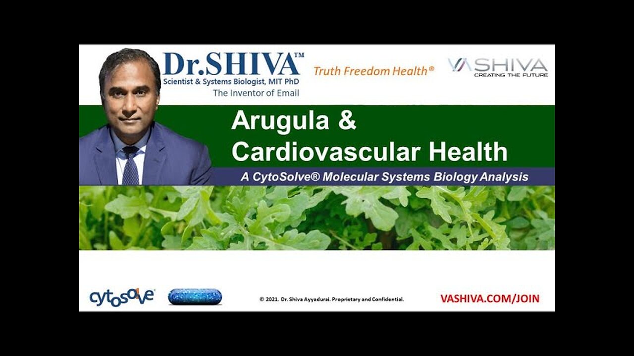 Dr.SHIVA™: Arugula on Heart Health @CytoSolve® Systems Analysis(6/21)