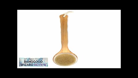 Wooden Handle Bristle Bath Shower Back Exfoliate Massage Brush Review