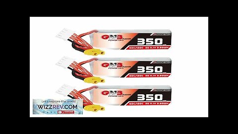 Gaoneng GNB3503S60A 11.1V 350mAh 60C 3S LiPo Battery XT30 Plug for 2.5 Review