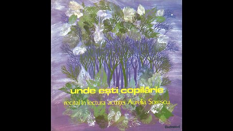 "Pasare zidita" de Petre Ghelmez in recitarea Aurelia Sorescu