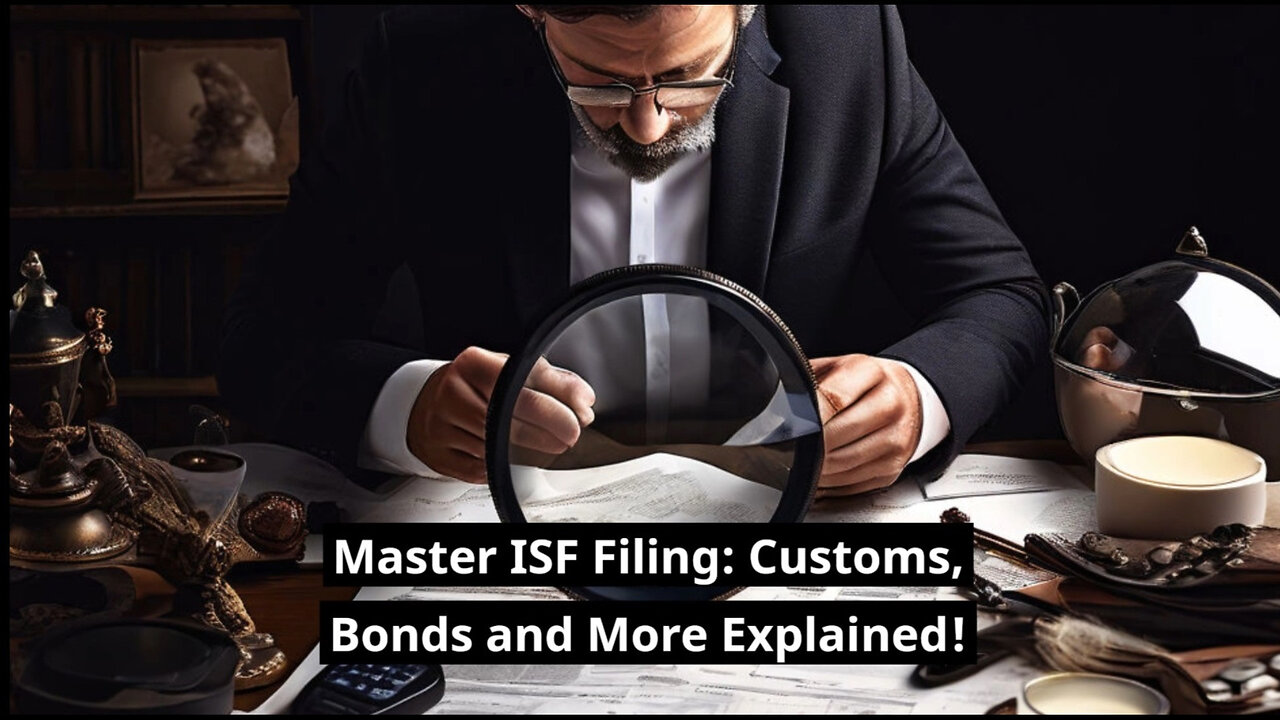 Mastering ISF Filing: A Comprehensive Guide to Customs Brokerage and Customs Bonds