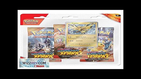 Pokemon: Trading Card Game: Scarlet & Violet 8: Surging Sparks: 3-Pack Blister Review