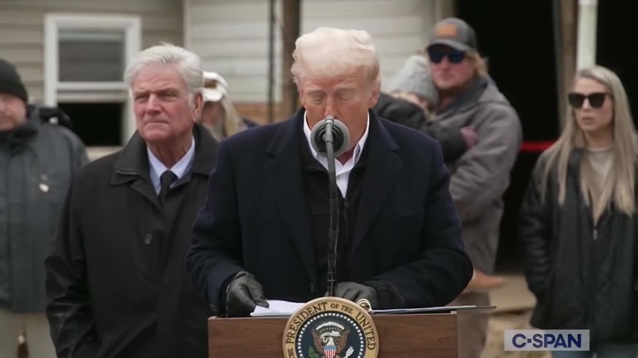 President Trump Visits With Hurricane Helene Victims in North Carolina