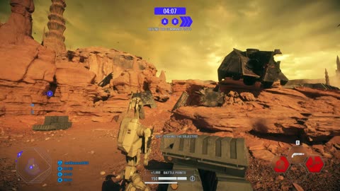 SWBF2 2017: Instant Action Mission (Defend) Separatist Geonosis Gameplay (MX Spanish)