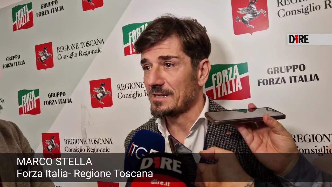 Firenze - REGIONALI. STELLA: FDI MI INVITA ALL'ABETONE? IN MONTAGNA VADO A SCIARE (20.02.25)