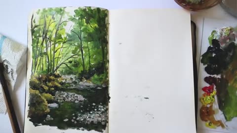 Painting & Art Talk ♥ Using References Images _ Sketchbook Sunday #43