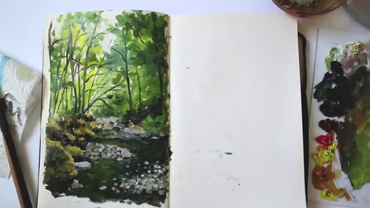 Painting & Art Talk ♥ Using References Images _ Sketchbook Sunday #43