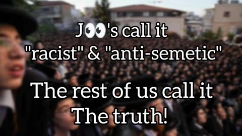 🤌🏻It's poetic when everyone notices Jews are the real problem