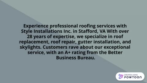 Stafford, VA Roofing Contractor