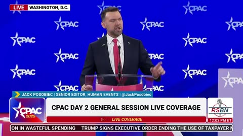 FULL SPEECH: Jack Posobiec Speaks at CPAC 2025 Day Two - 2/21/25