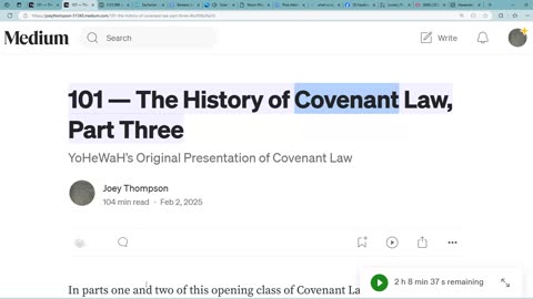 The History of Covenant Law, Part 10