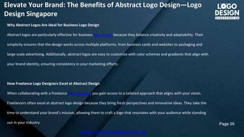 Elevate Your Brand: The Benefits of Abstract Logo Design — Logo Design Singapore