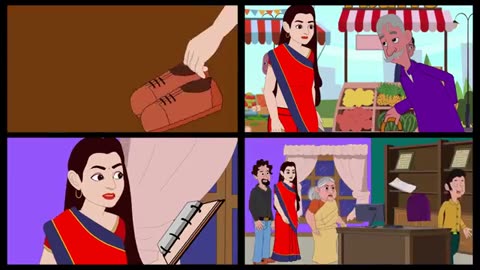 B.A pass bahu Hindi Animation Story Cartoon Movie