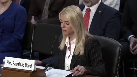 'ONE TIER OF JUSTICE FOR ALL': Bondi Delivers Opening Statement at Confirmation Hearing