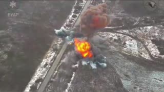 💥🤩 Epic detonation of ammunition of the Russian "Grad"