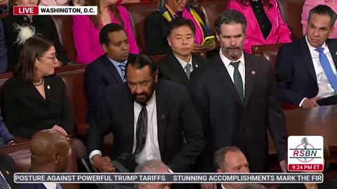 WATCH: Radical Dem Rep Al Green is REMOVED from House floor after disruptions during Trump’s speech