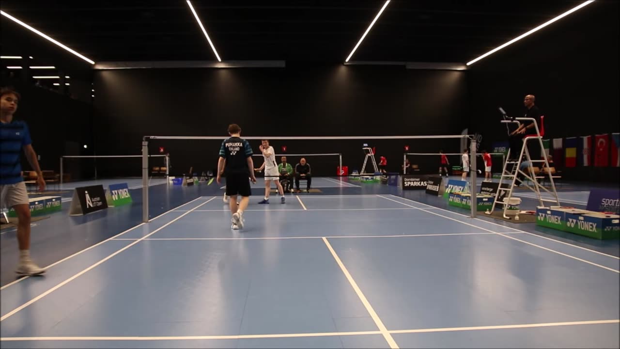 Badminton Austrian U17 Open 2024 BD U17 Puhakka-Pitkänen vs Shah-Veghel Badminton Match