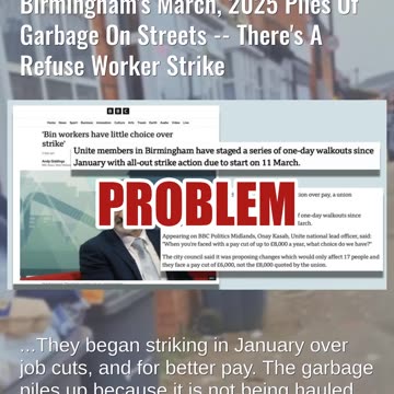 Fact Check: Muslim Immigrants NOT The Cause Of Birmingham's March, 2025 Piles Of Garbage On Streets