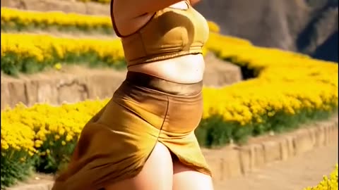 Beautiful FAT Girl in Poor Countryside Dances Enchantingly #agt #dance #americagottalent