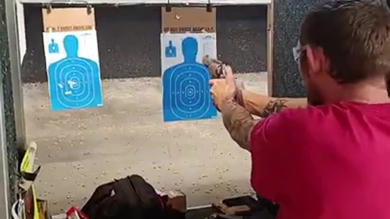 Smith and Wesson .460 magnum performance center, first shots