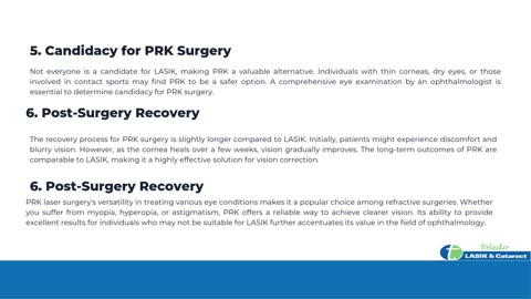 PRK Laser Surgery: A Vision Correction Solution for Eye Conditions