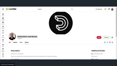 Dailymotion: Jack Bosma