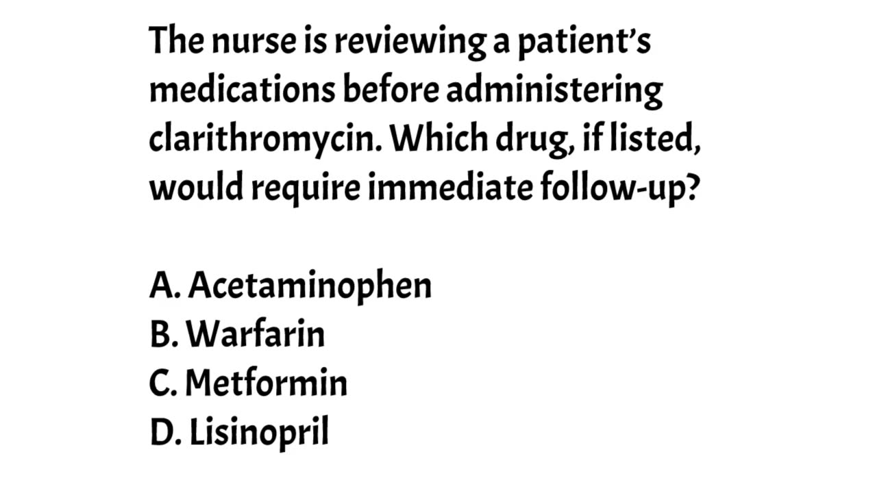 NCLEX Review: questions for antibiotics Penicillin, Cephalosporin, Macrolide, and Tetracycline.