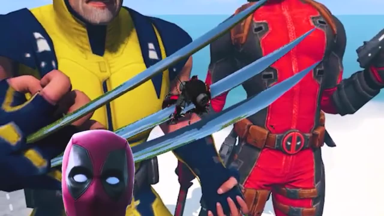 CARS VS DEADPOOL AND WOLVERINE