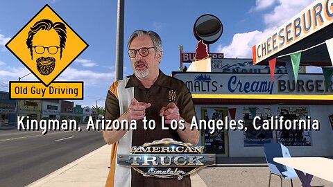 Kingman, Arizona to Los Angeles, California in American Truck Simulator