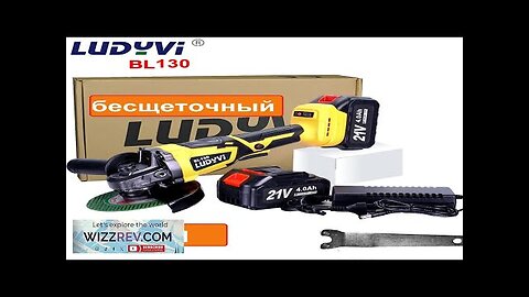 Electric Angle Grinder Brushless Motor 3 Speed Adjustment 21V 4.0a Lithium Battery Review