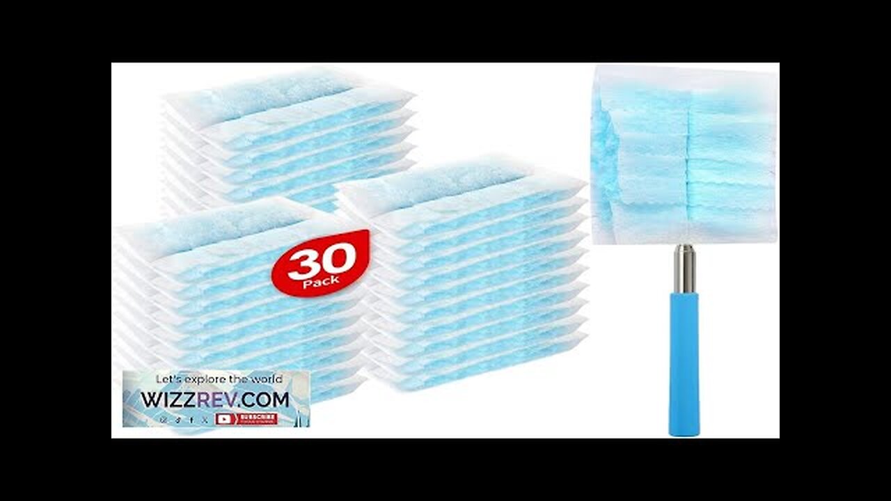 30 Pcs Microfibre Duster Refills for Swiffer DustersDisposable Static Dust Removal Review