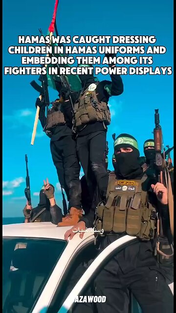 Hamas using children.