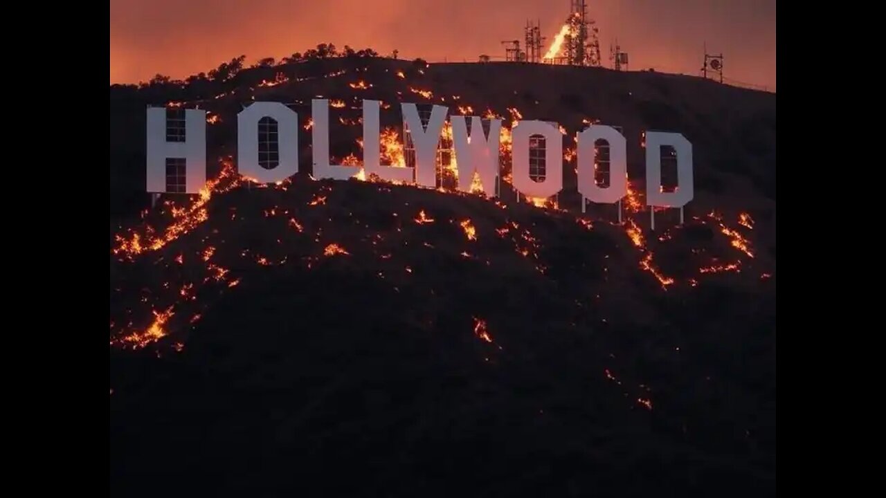 Hollywood Burns Like A Satanic Ritual And the Global Elite Peado Ring Crumbles