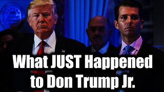 You Won't BELIEVE What JUST Happened To Don Trump Jr.!